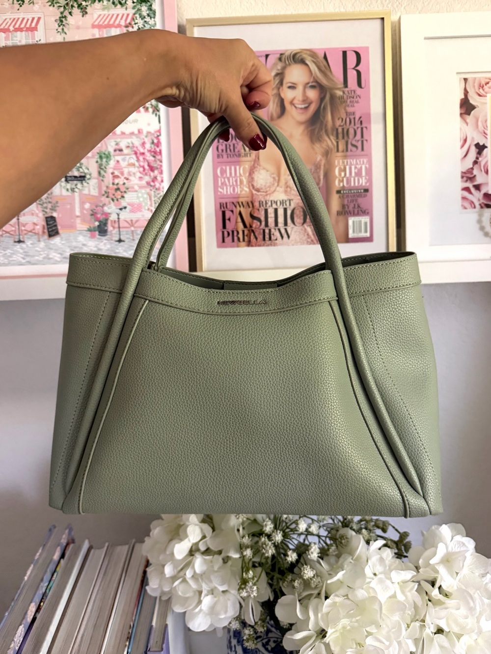 New Bella Sage Green Handbag